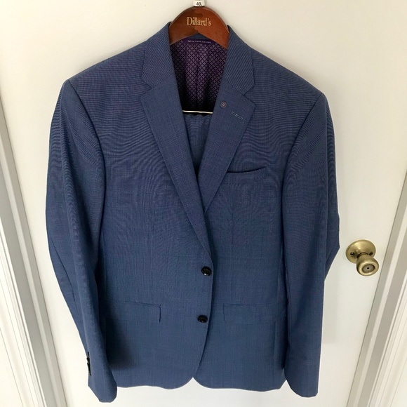 Blue Ted Baker Men's Suit